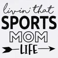 Living That Sports Mom Life Mother's Day Momma Mama V-Neck T-Shirt