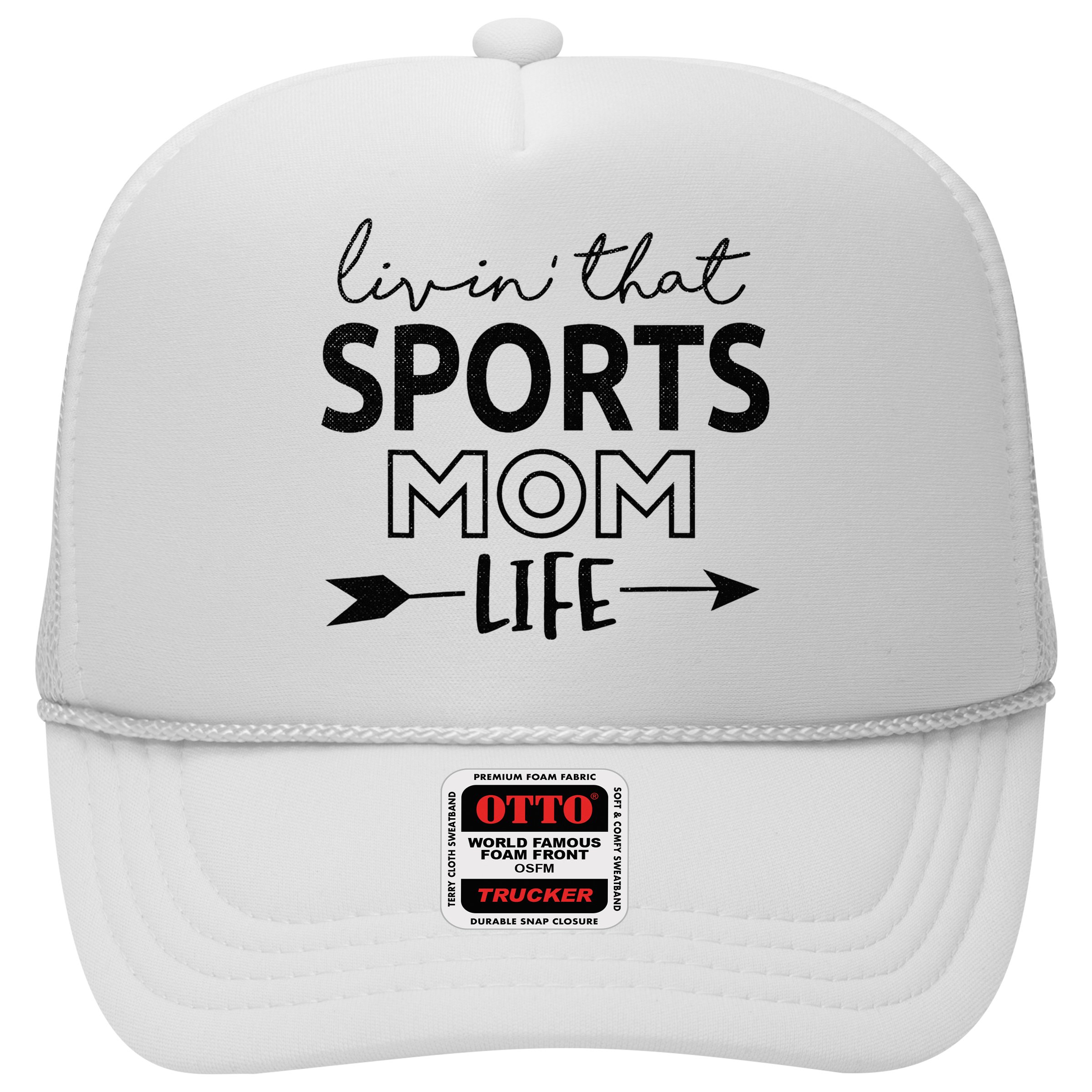Living That Sports Mom Life Mother's Day Momma Mama Hat