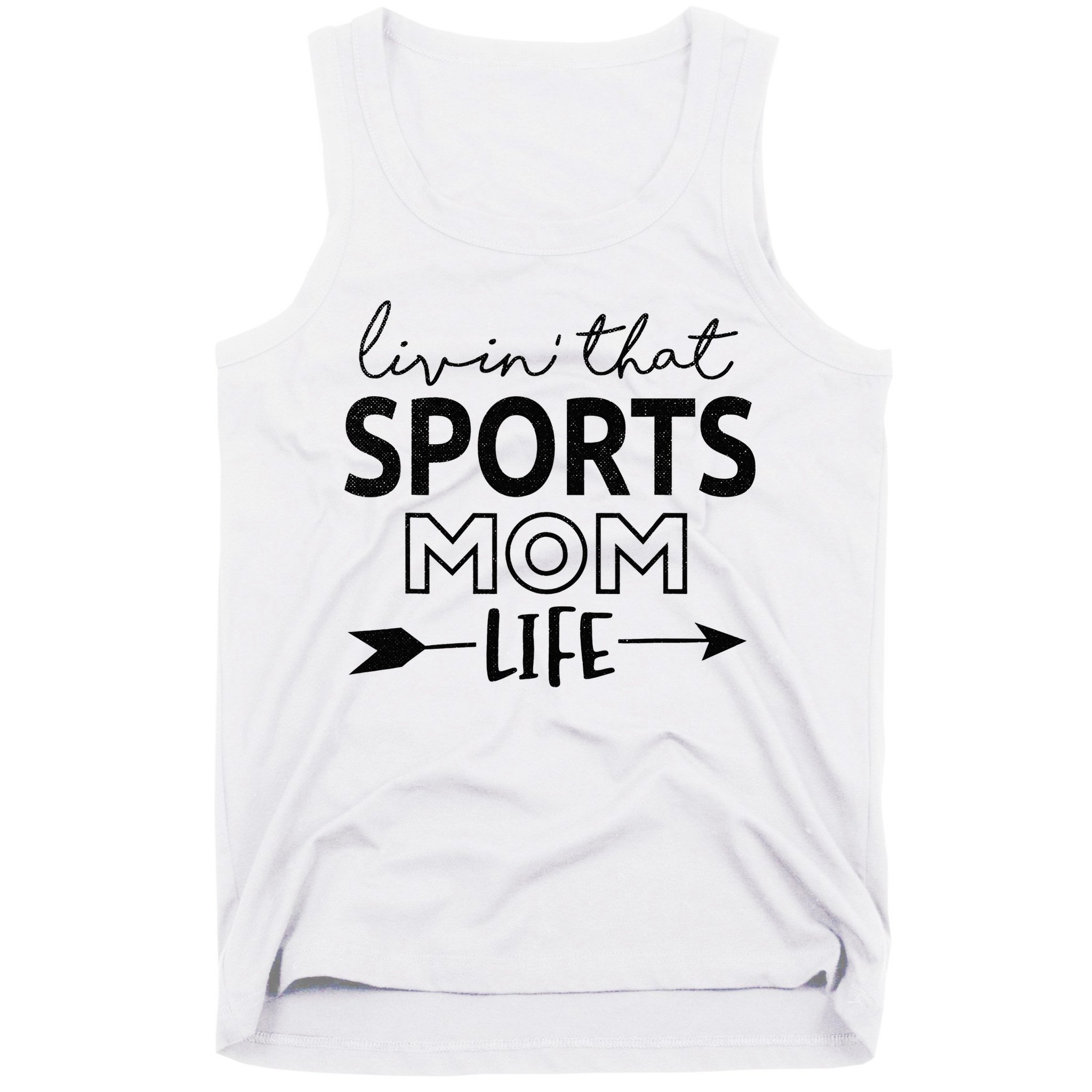 Living That Sports Mom Life Mother's Day Momma Mama Tank Top