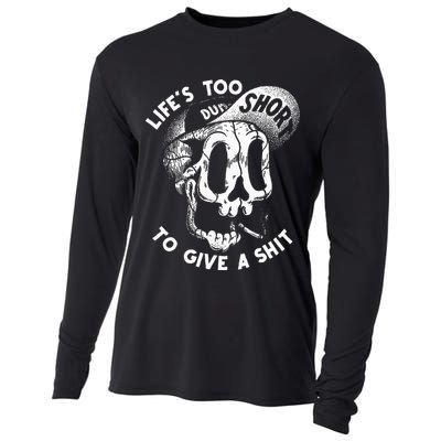 Life's Too Short To Give A Shit Cooling Performance Long Sleeve Crew