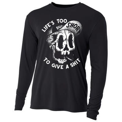 Life's Too Short To Give A Shit Cooling Performance Long Sleeve Crew