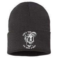 Life's Too Short To Give A Shit Sustainable Knit Beanie