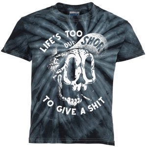 Life's Too Short To Give A Shit Kids Tie-Dye T-Shirt