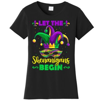 Let The Shenanigans Begin Mardi Gras Women's T-Shirt