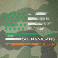 Let The Shenanigans Begin St Patrick Day Irish American Flag Legacy Tie Dye Trucker Hat