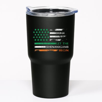 Let The Shenanigans Begin St Patrick Day Irish American Flag Tumbler