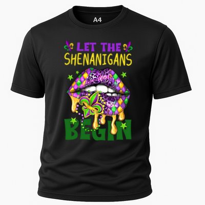 Let The Shenanigans Begin Mardi Gras Lips Performance Shirt