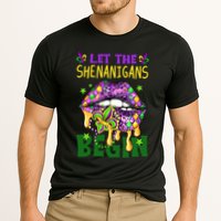 Let The Shenanigans Begin Mardi Gras Lips Cooling Performance Crew T-Shirt