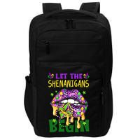 Let The Shenanigans Begin Mardi Gras Lips Impact Tech Backpack