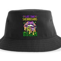 Let The Shenanigans Begin Mardi Gras Lips Sustainable Bucket Hat