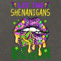 Let The Shenanigans Begin Mardi Gras Lips Cotton Canvas Backpack