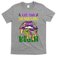 Let The Shenanigans Begin Mardi Gras Lips T-Shirt