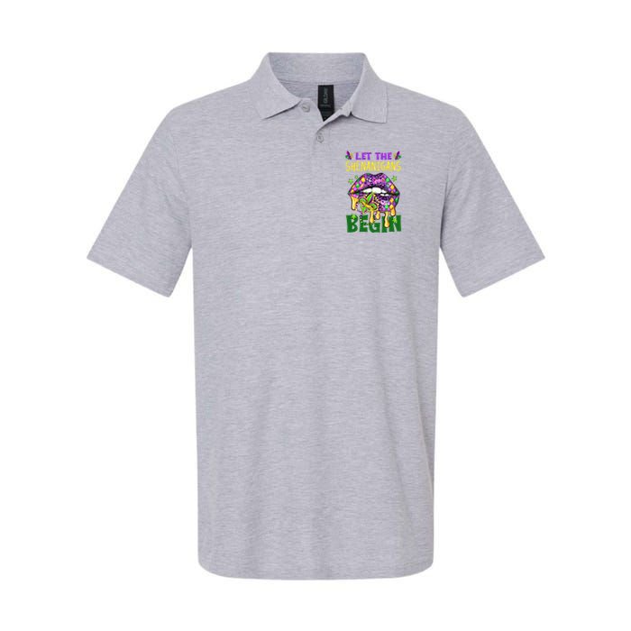 Let The Shenanigans Begin Mardi Gras Lips Polo