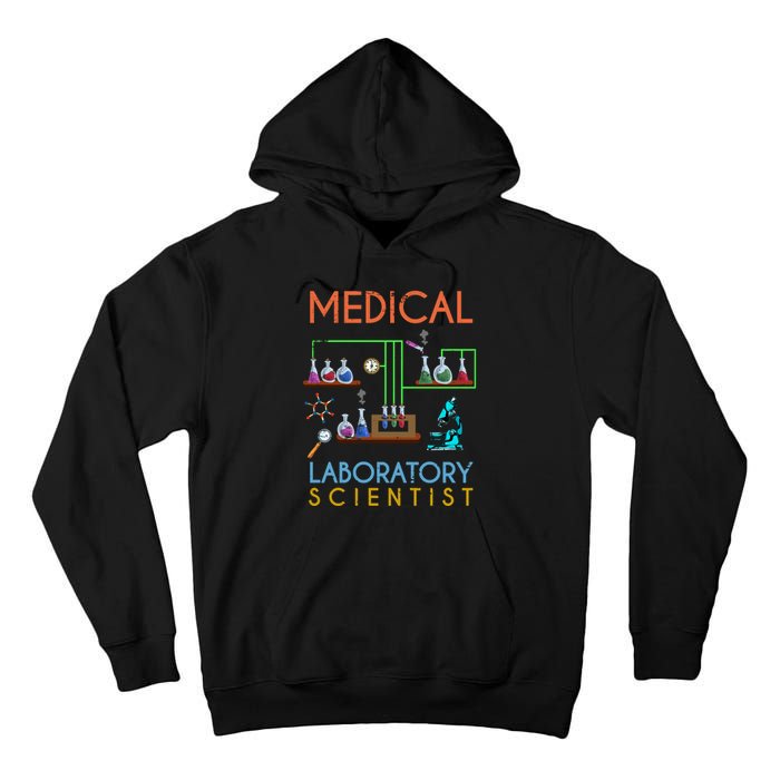 Lab Technologist Science Geek Medical Laboratory Scientist Tall Hoodie