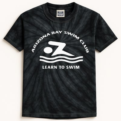 Learn To Swim Arizona Bay Swim Club Summer Fashion Kids Tie-Dye T-Shirt