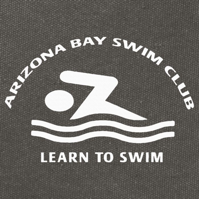 Learn To Swim Arizona Bay Swim Club Summer Fashion Cotton Canvas Backpack