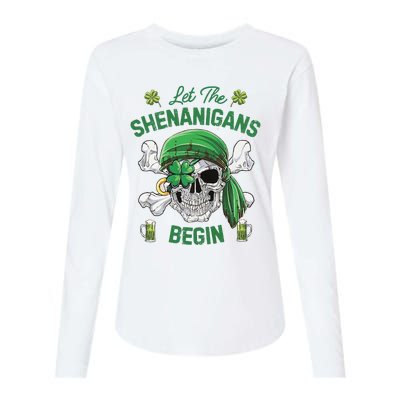 Let The Shenanigans Begin Womens Cotton Relaxed Long Sleeve T-Shirt