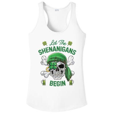 Let The Shenanigans Begin Ladies PosiCharge Competitor Racerback Tank