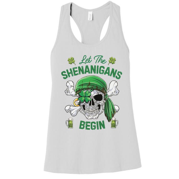 Let The Shenanigans Begin Women's Racerback Tank