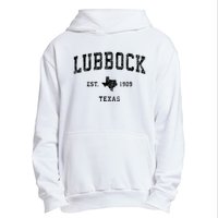 Lubbock Texas Tx Vintage Established Athletic Sports Design Urban Pullover Hoodie