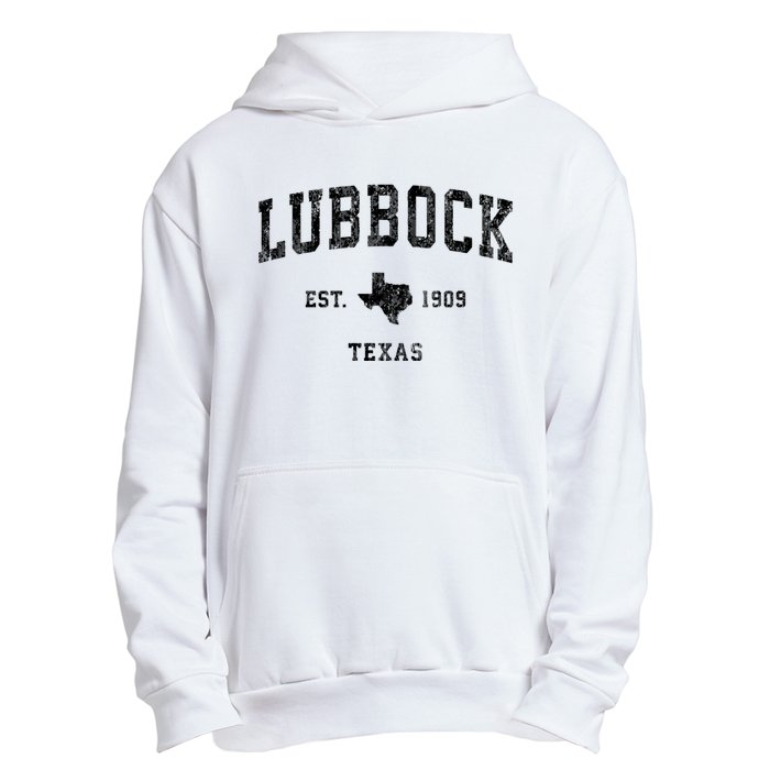 Lubbock Texas Tx Vintage Established Athletic Sports Design Urban Pullover Hoodie