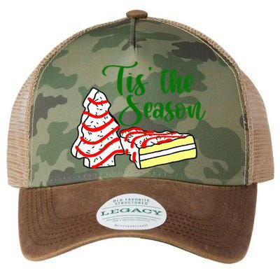 Little Tis' The Season Christmas Tree Cakes Debbie Becky Jen TShirt Legacy Tie Dye Trucker Hat