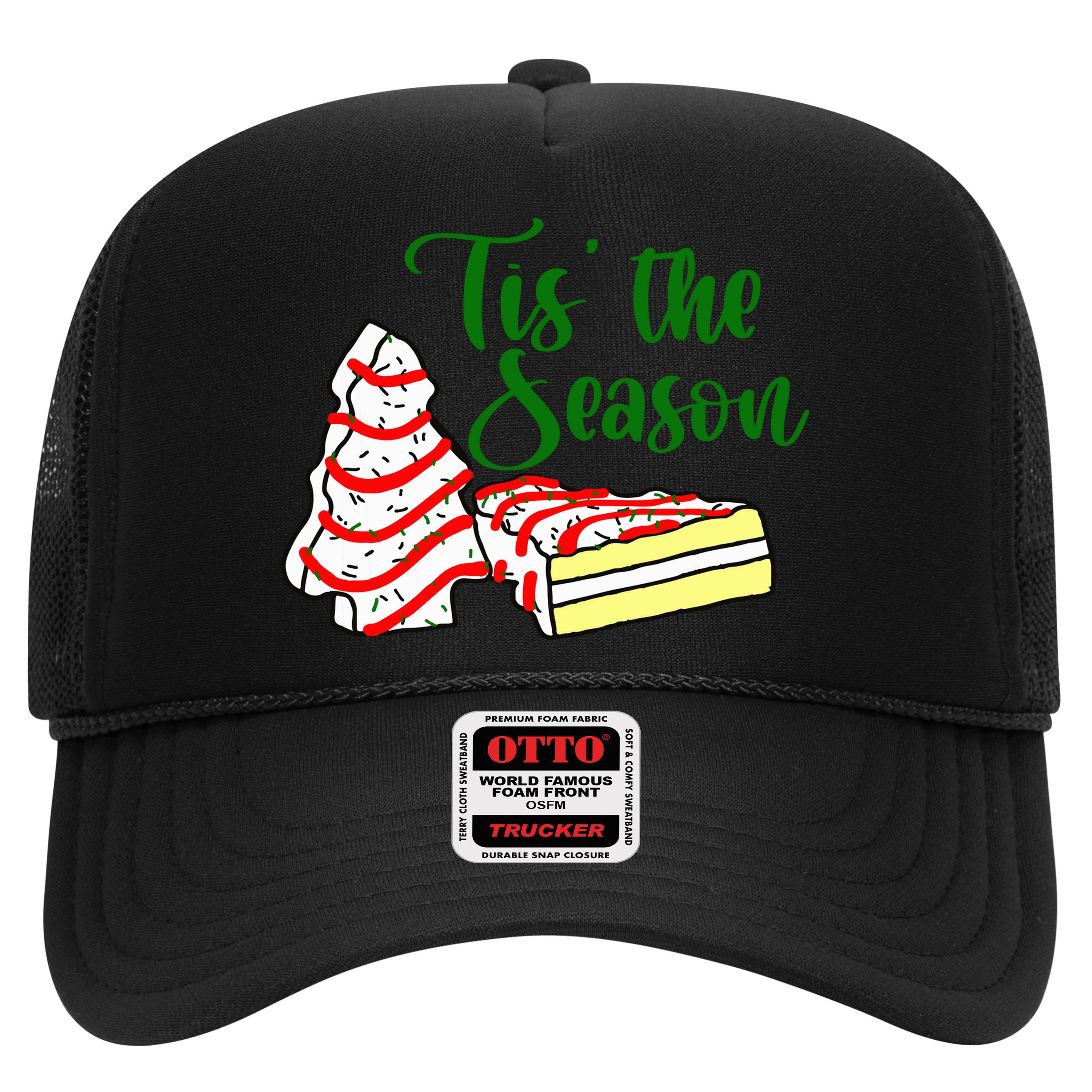 Little Tis' The Season Christmas Tree Cakes Debbie Becky Jen TShirt Hat