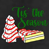 Little Tis' The Season Christmas Tree Cakes Debbie Becky Jen TShirt Hat