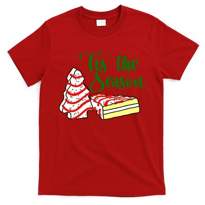 Little Tis' The Season Christmas Tree Cakes Debbie Becky Jen TShirt T-Shirt