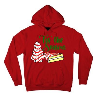 Little Tis' The Season Christmas Tree Cakes Debbie Becky Jen TShirt Tall Hoodie