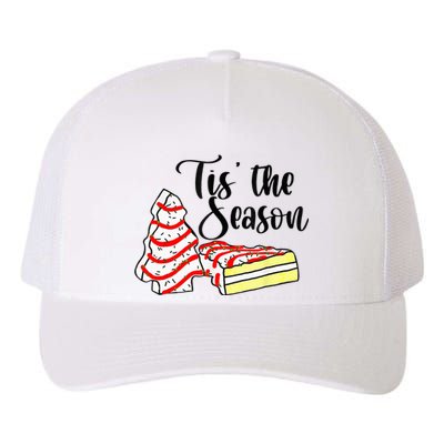 Little Tis The Season Christmas Tree Cakes Debbie Becky Jen Yupoong Adult 5-Panel Trucker Hat