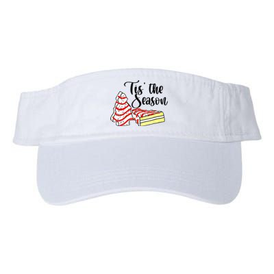 Little Tis The Season Christmas Tree Cakes Debbie Becky Jen Valucap Bio-Washed Visor