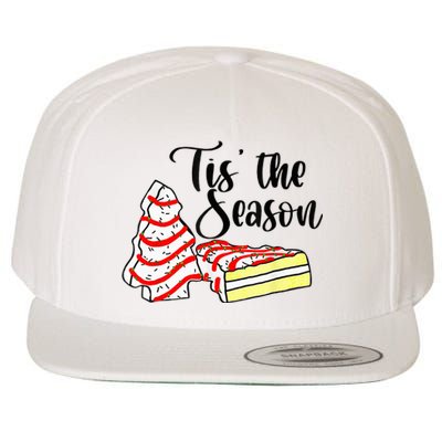 Little Tis The Season Christmas Tree Cakes Debbie Becky Jen Wool Snapback Cap