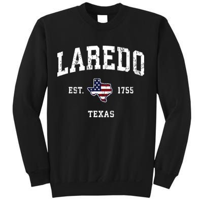 Laredo Texas Tx Vintage American Flag Sports Design Sweatshirt