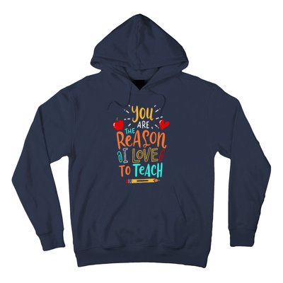 Love To Teach Positive Affirmation Kind Motivational Teacher Hoodie