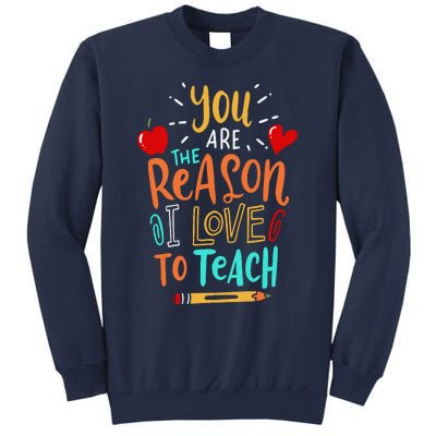 Love To Teach Positive Affirmation Kind Motivational Teacher Sweatshirt