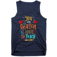 Love To Teach Positive Affirmation Kind Motivational Teacher Tank Top