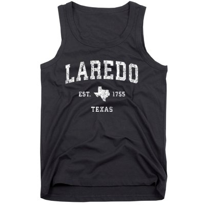 Laredo Texas Tx Vintage Athletic Sports Tank Top