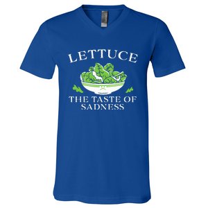 Lettuce The Taste Of Sadness V-Neck T-Shirt