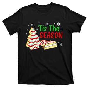 Little Tis' The Season Christmas Tree Cakes Debbie Funny T-Shirt