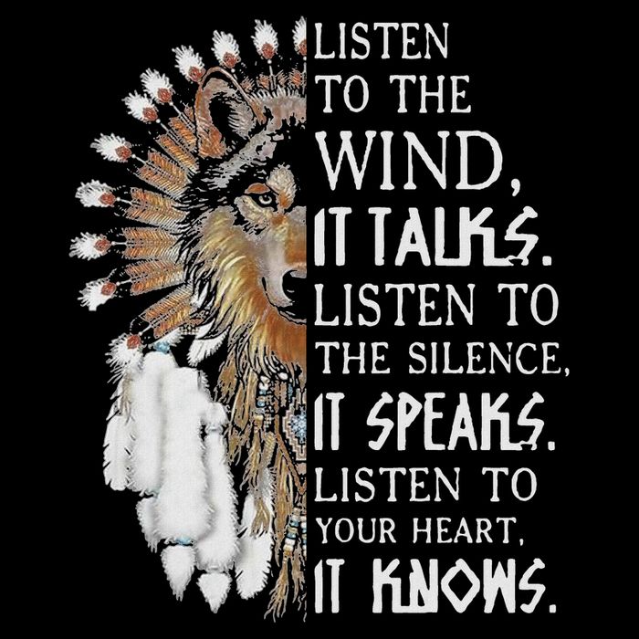 Listen To The Wind It Talks Listen To The Silence It Speaks Wool Snapback Cap