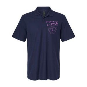 Laughter Through Tears Is My Favorite Emotion Funny Design Softstyle Adult Sport Polo