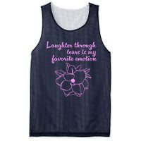 Laughter Through Tears Is My Favorite Emotion Funny Design Mesh Reversible Basketball Jersey Tank