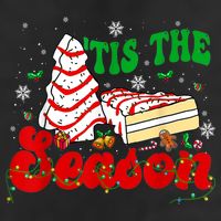 Little Tis' The Season Christmas Tree Cakes Debbie Groovy 11oz C Handle Ceramic Mug