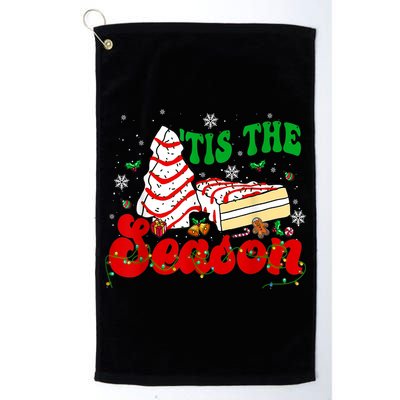 Little Tis' The Season Christmas Tree Cakes Debbie Groovy Golf Towel