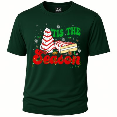 Little Tis' The Season Christmas Tree Cakes Debbie Groovy Performance Shirt