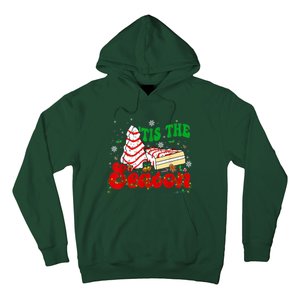 Little Tis' The Season Christmas Tree Cakes Debbie Groovy Hoodie