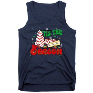 Little Tis' The Season Christmas Tree Cakes Debbie Groovy Tank Top