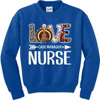 Love Turkey Thanksgiving Case Ager Nurse Costume Leopard Gift Kids Sweatshirt