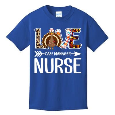 Love Turkey Thanksgiving Case Ager Nurse Costume Leopard Gift Kids T-Shirt